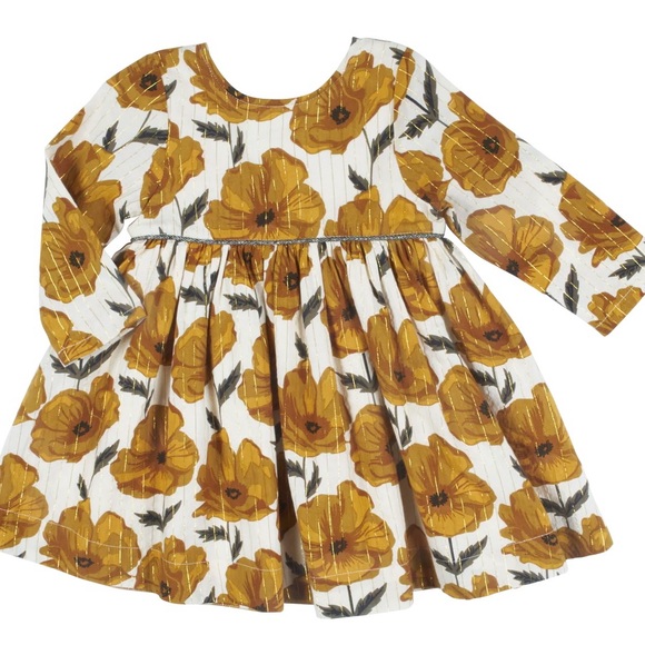 Pink Chicken Other - Pink Chicken Baby Amma Dress. Floral Long Sleeve Dress.